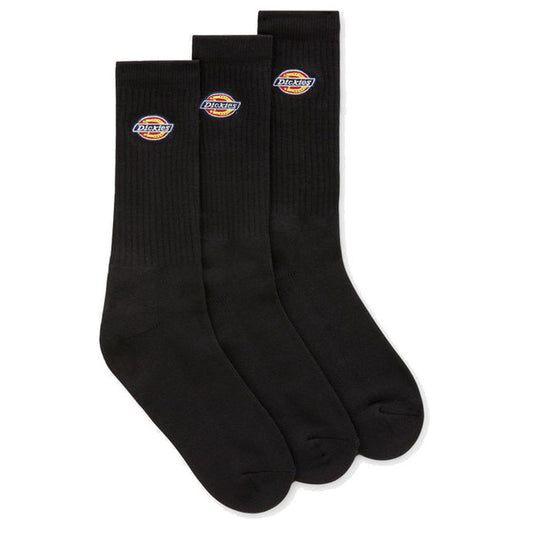 Valley Grove Embroidered Sock Black