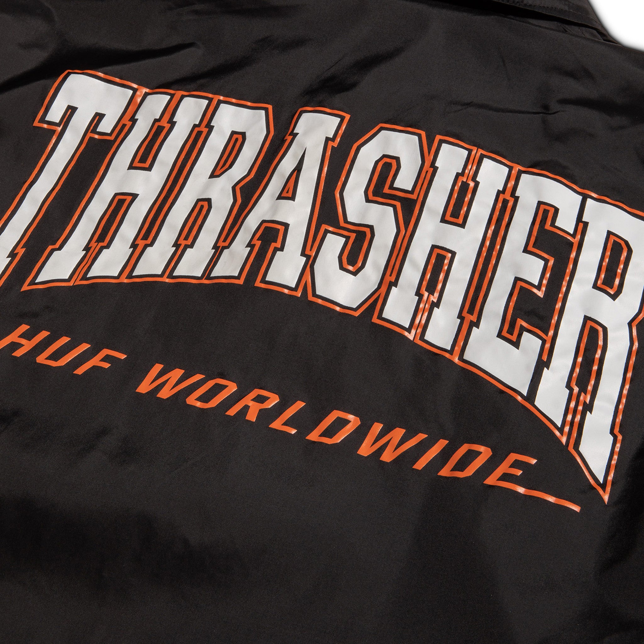 X Thrasher Split Coaches Jacket Black