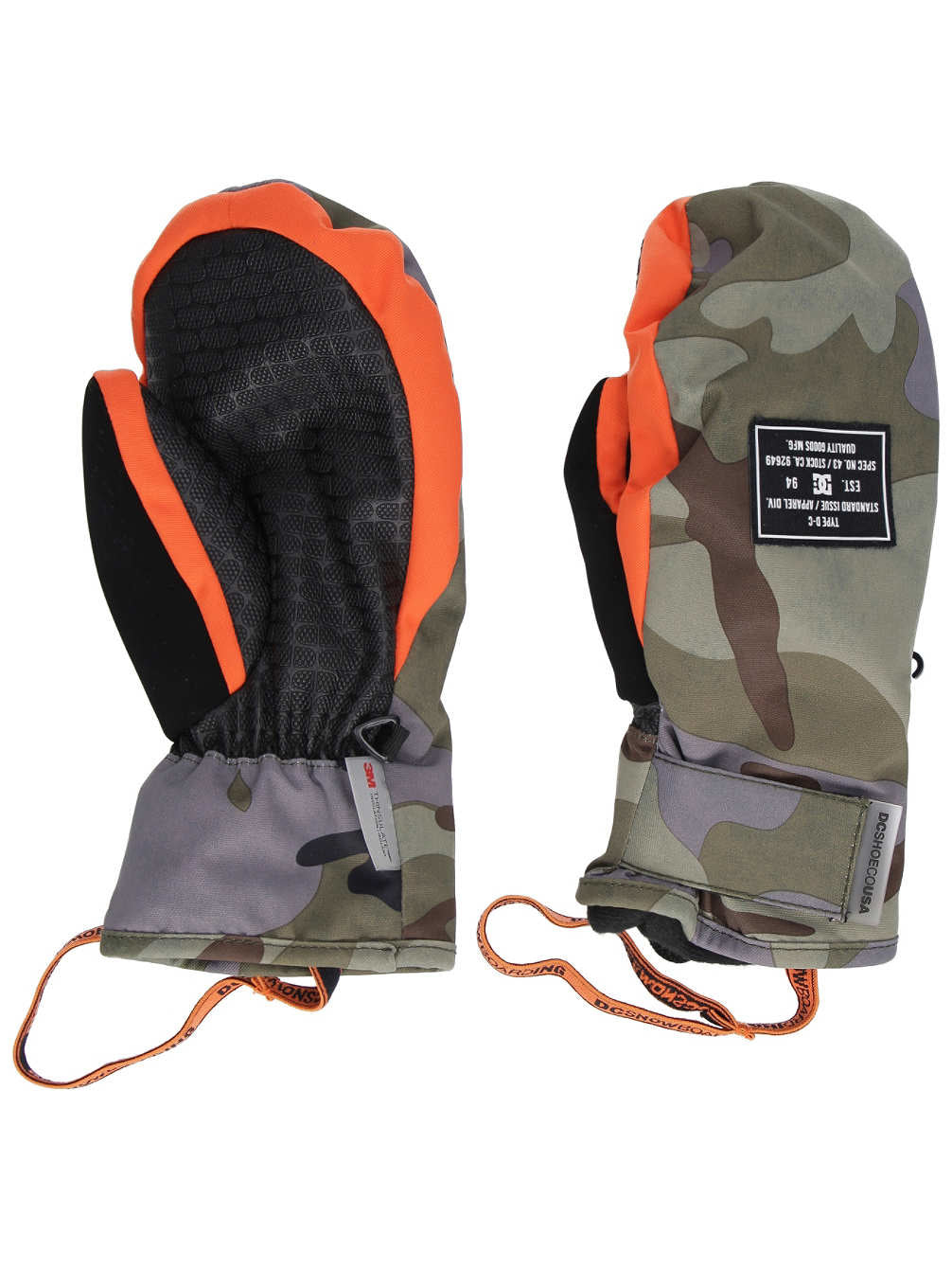 Franchise Youth Mitten Woodland Camo Castlerock