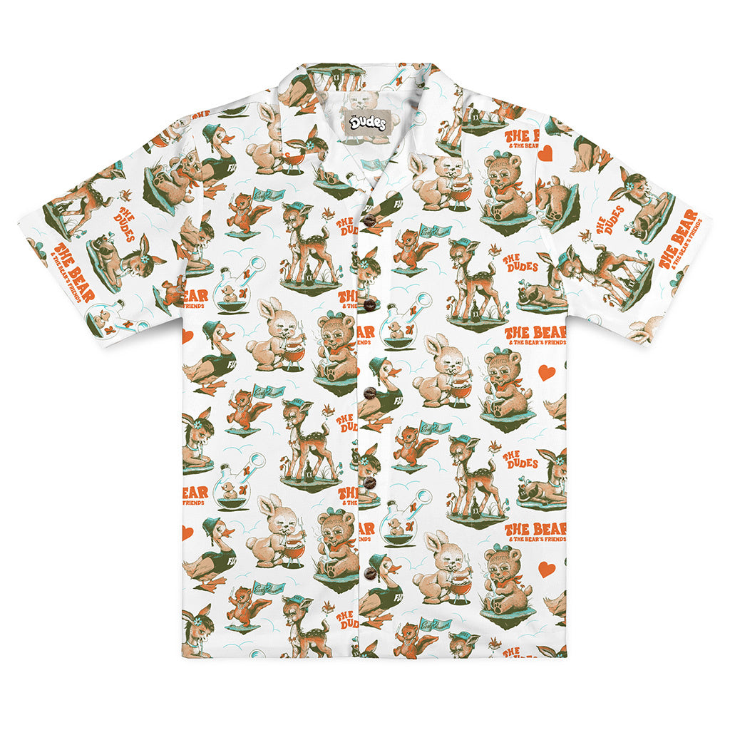 Wasted Dudes Hawaiian T-shirt Off White