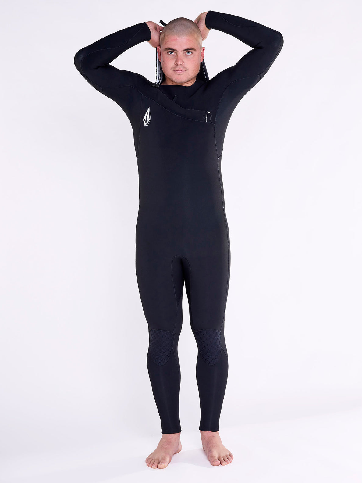 Modulator 5/4/3mm Hooded Chest Zip Fullsuit Black