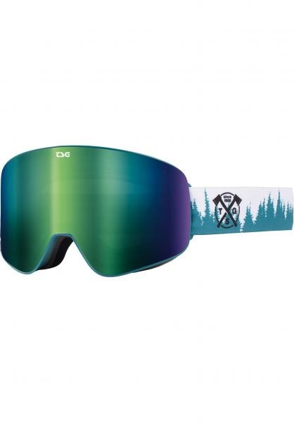 Goggle Four Trees/Green Chrome