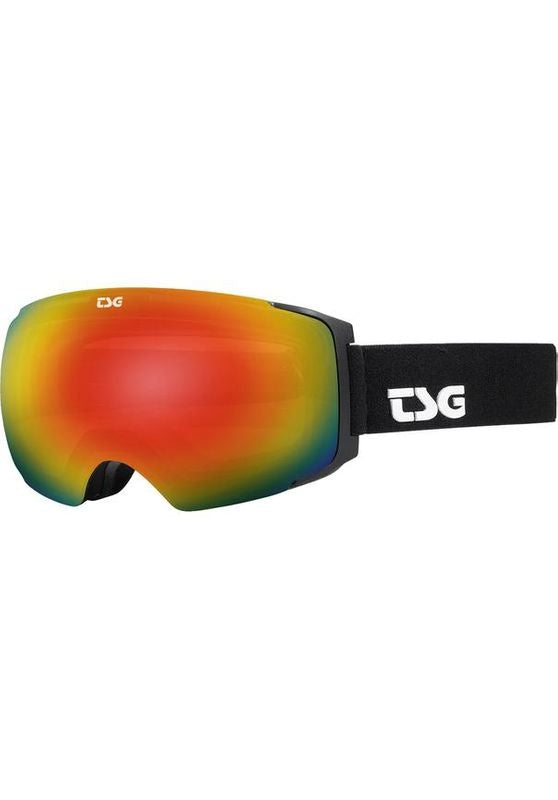 Goggle Two Solid Black/Rainbow Chrome