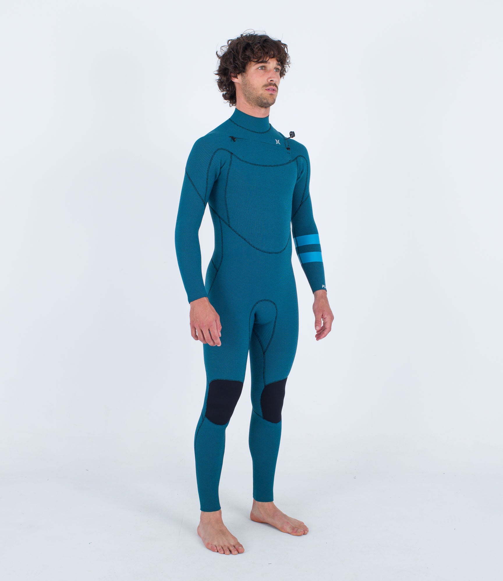 Men Plus 3/2mm Fullsuit Black/Skyblue