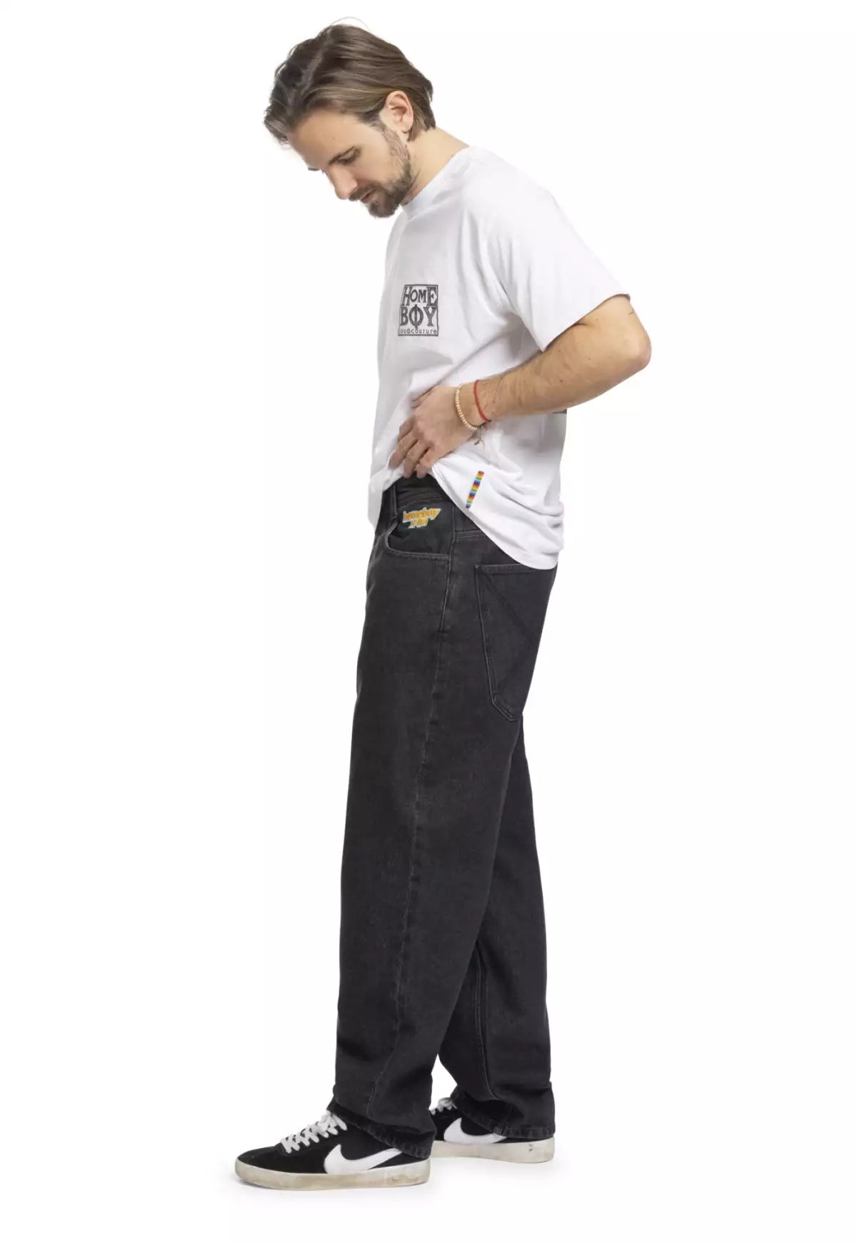 X-Tra Baggy Denim Washed Black