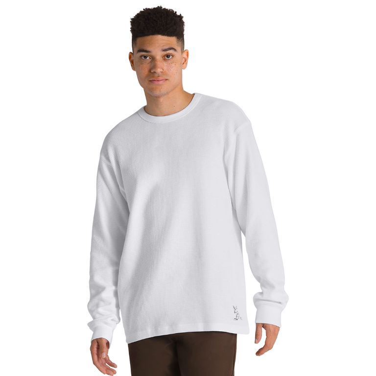 Nick Michel L/S Thermal Shirt White