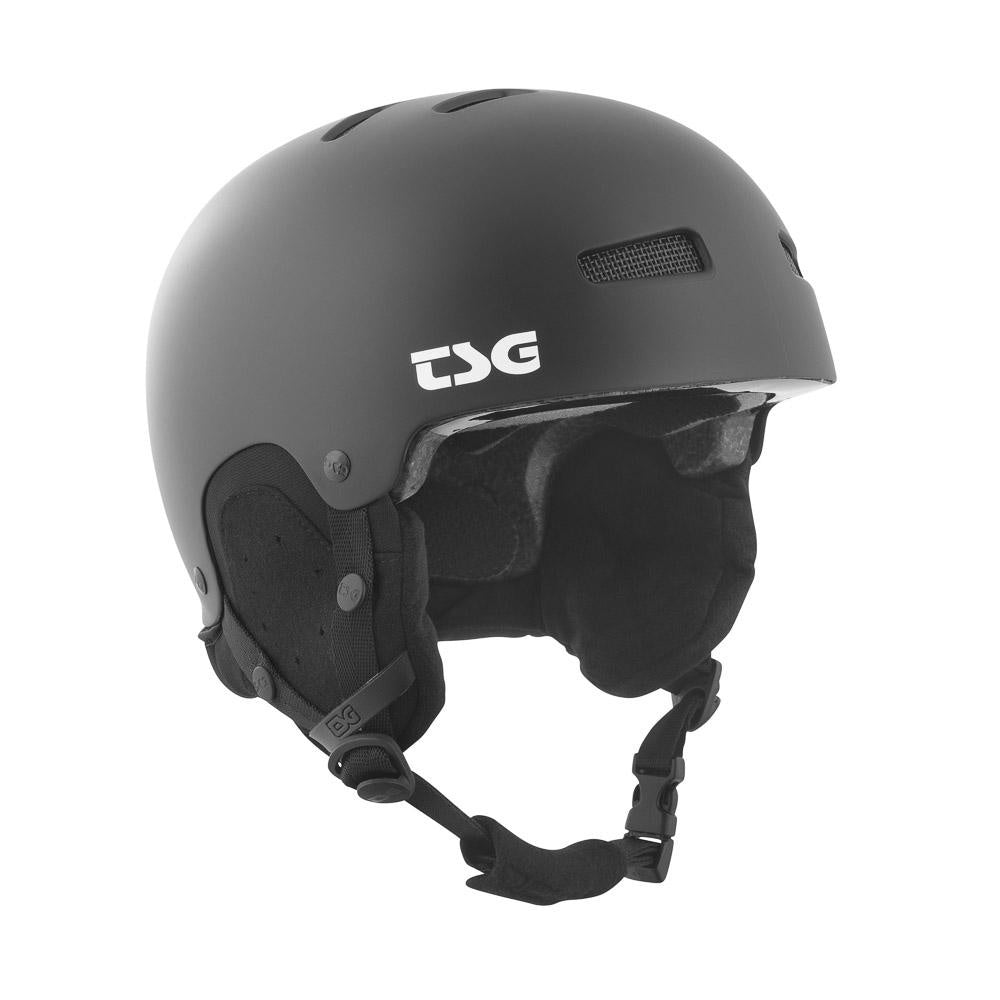 Gravity Solid Color Snowboard Helmet Satin Black