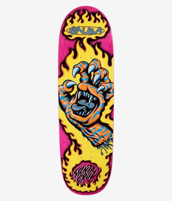 Salba Tiger Hand Shaped Deck 9.25