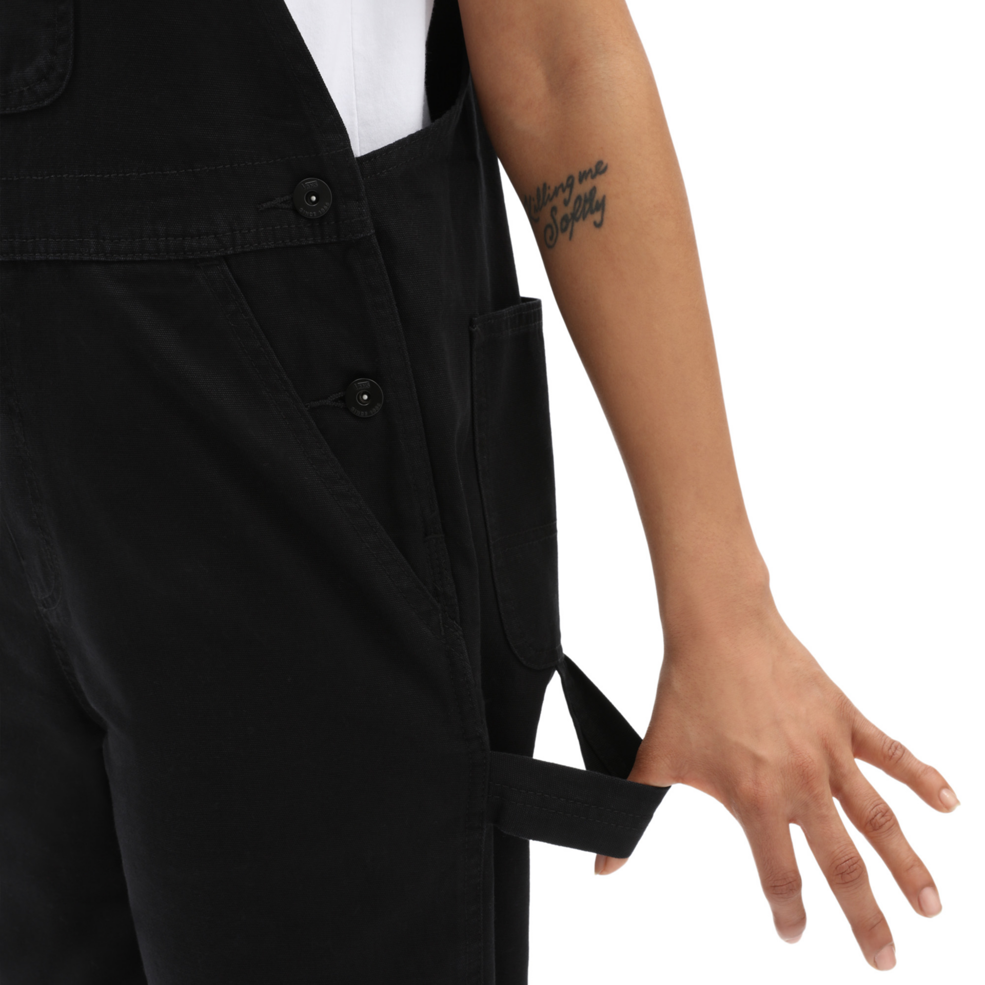 Womens Ground Work Overall Black