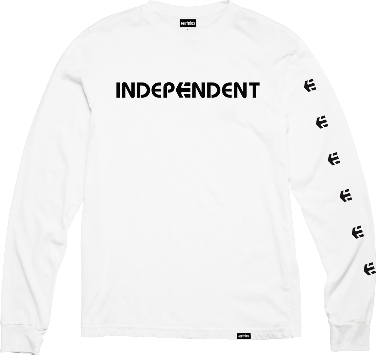 X Independent L/S T-Shirt White