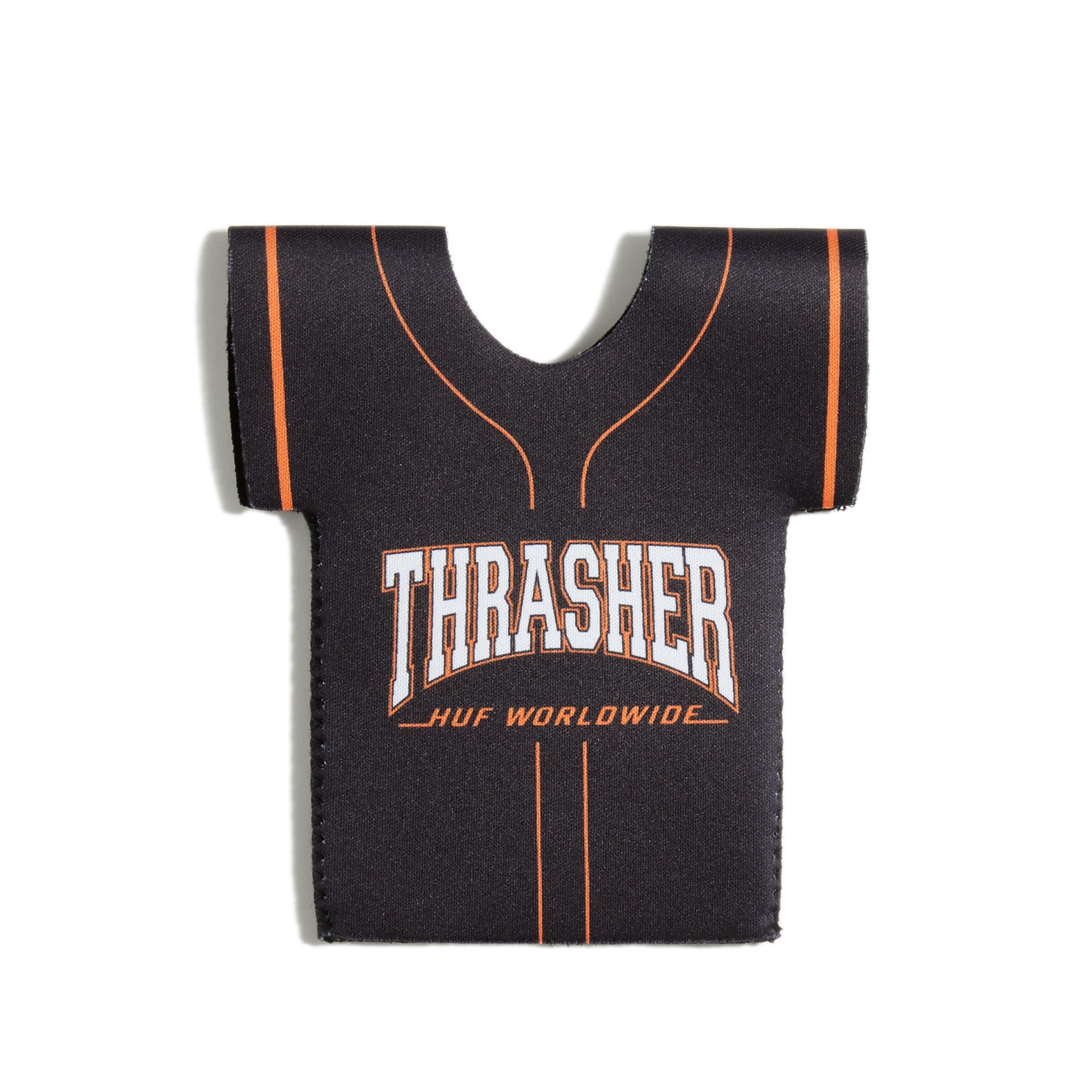 X Thrasher Huf Jersey Koozie Black