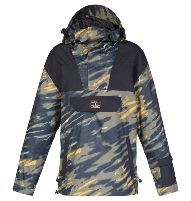 43 Anorak Snow Vest Tie Dye Green