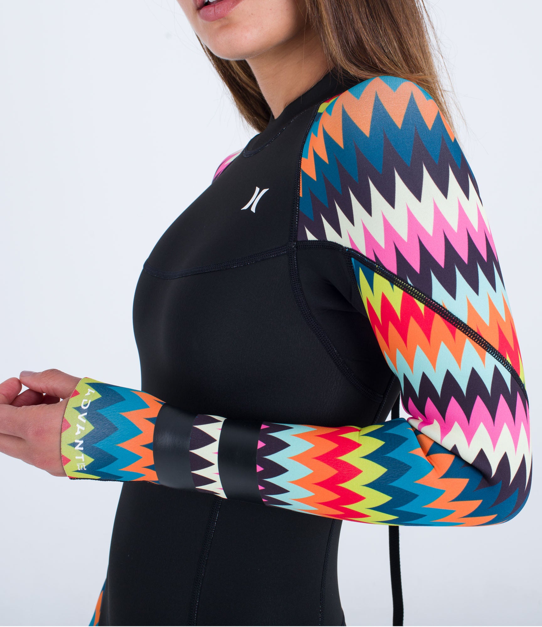 Women Advant 2mm Shorty Springsuit Chevron