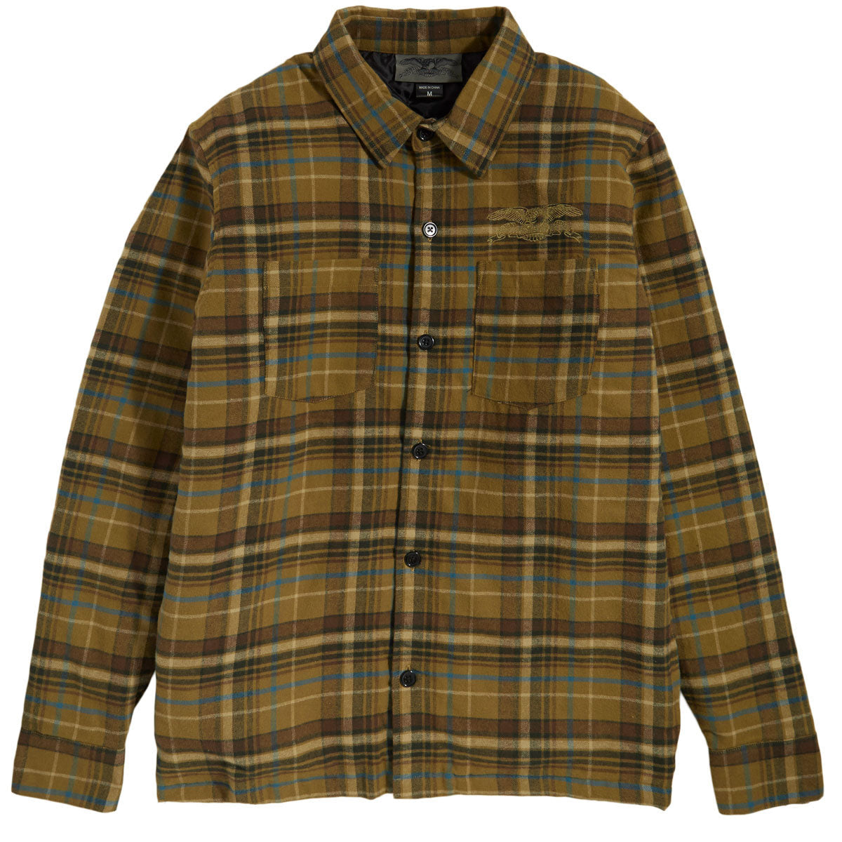 Basic Eagle Flannel Jacket Multi Color