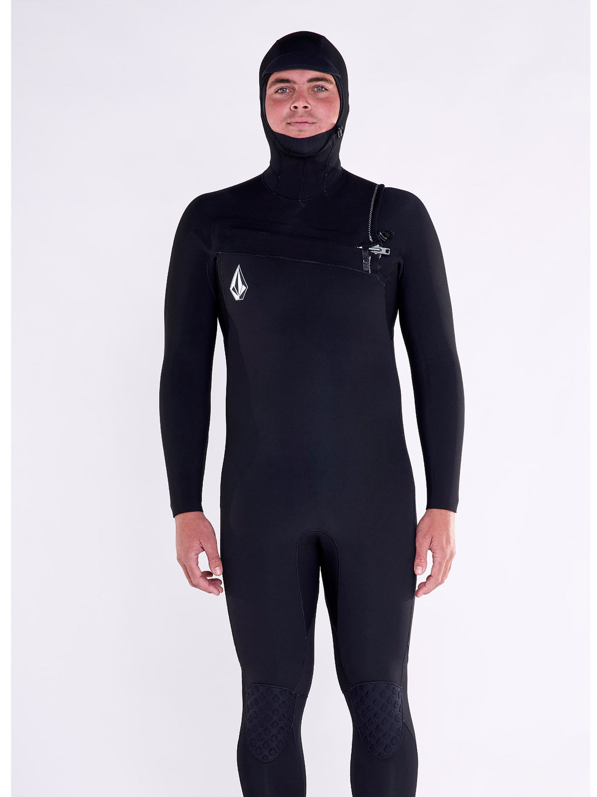 Modulator 5/4/3mm Hooded Chest Zip Fullsuit Black