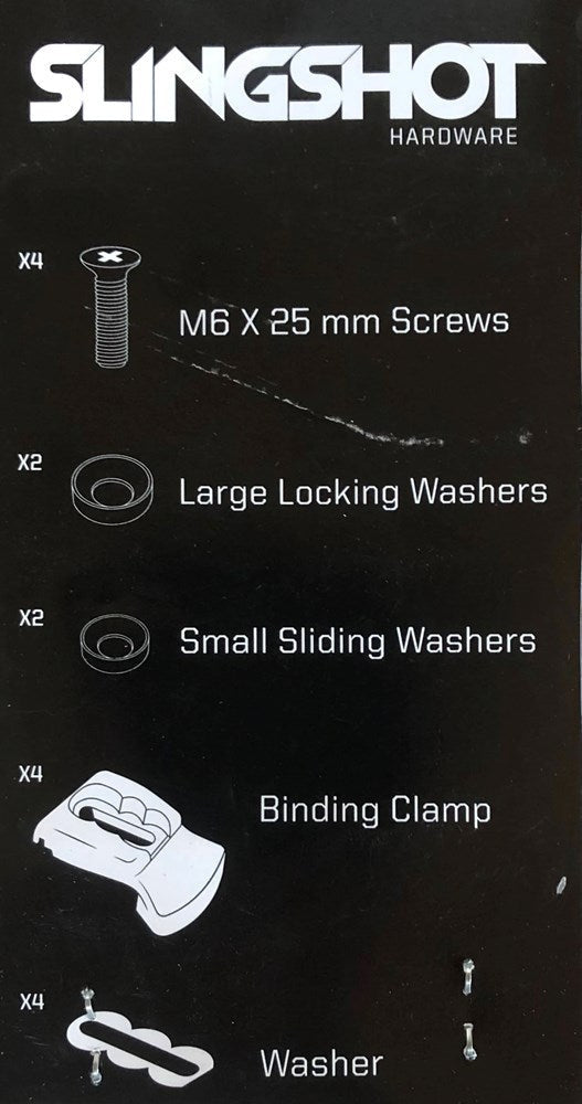 Binding Clamp Harware Set 4 Piece
