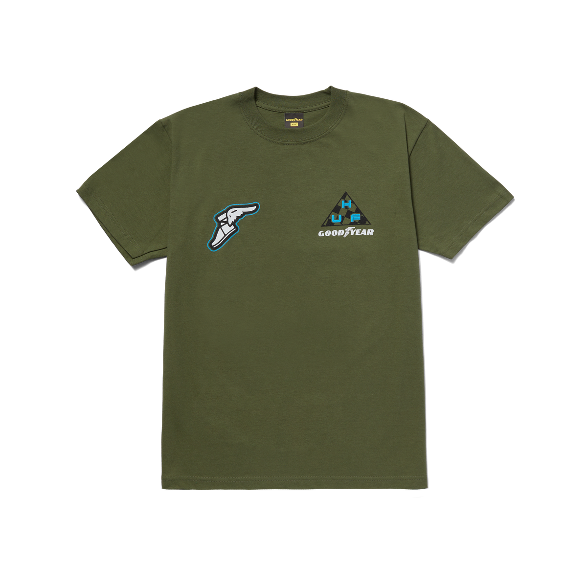 X Goodyear Grand Prix S/S T-Shirt Olive