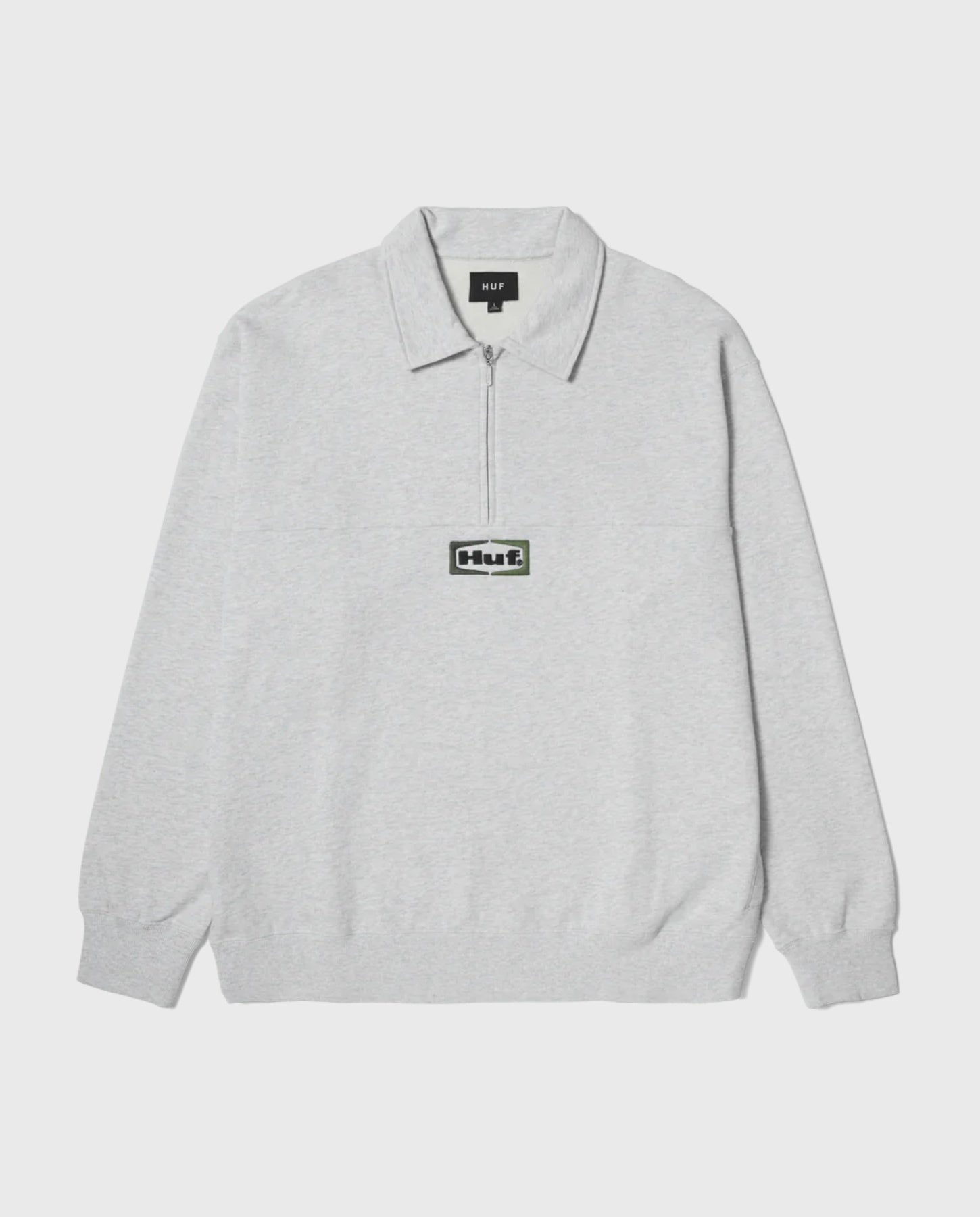 Slate Quarter Zip heather Grey