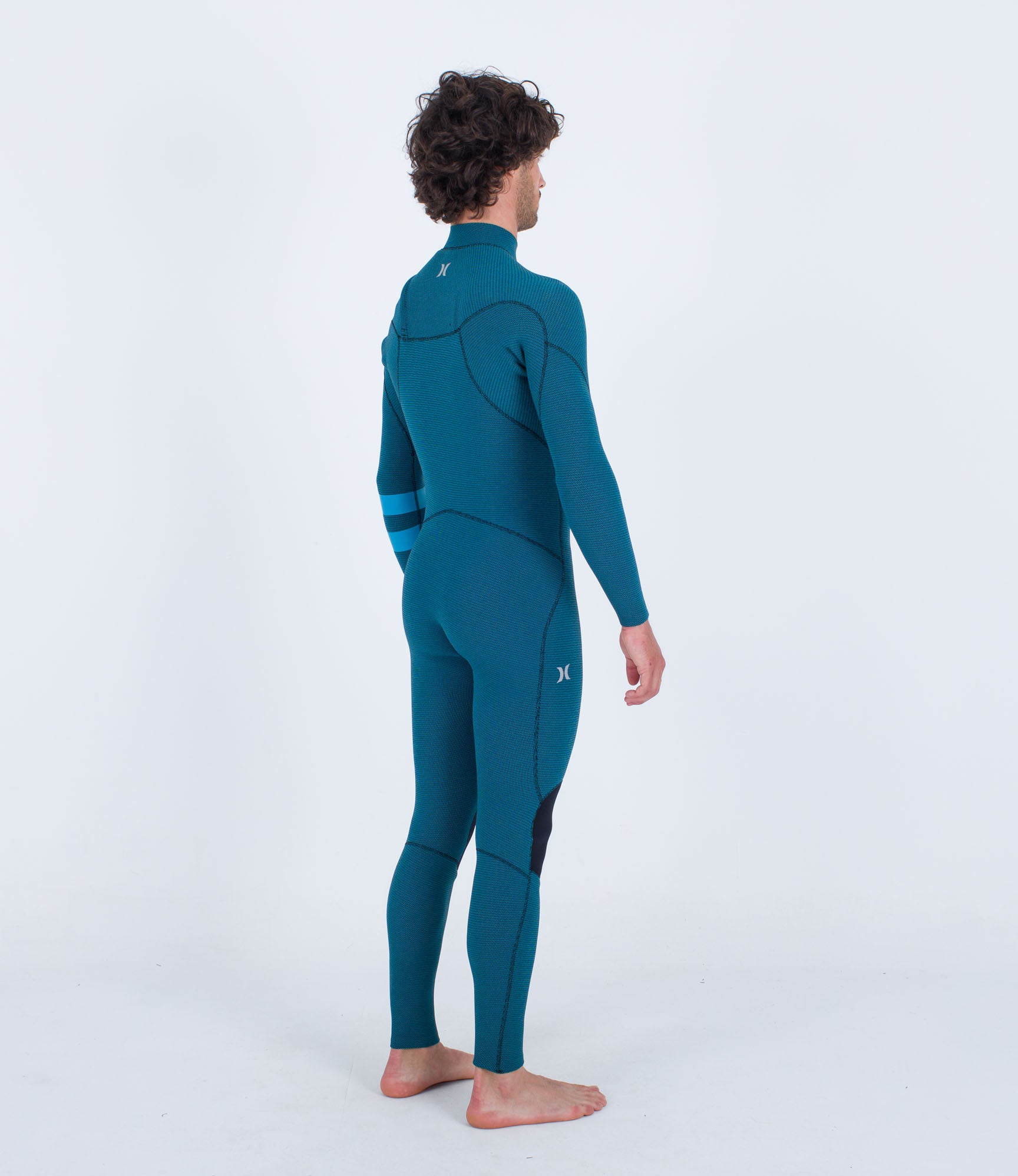 Men Plus 3/2mm Fullsuit Black/Skyblue