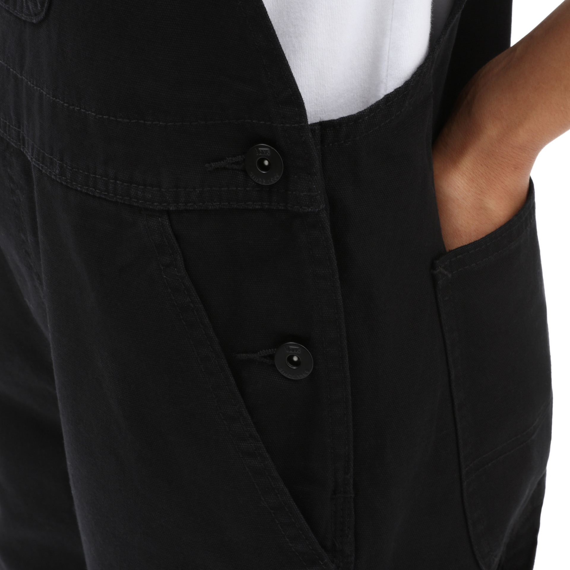 Womens Ground Work Overall Black