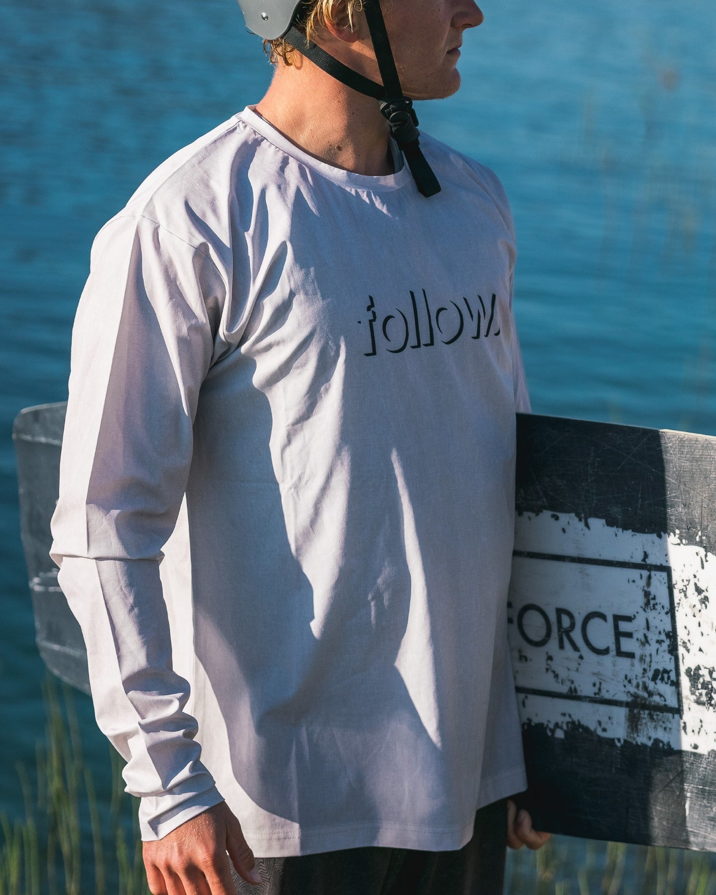 2023 Corp L/S Hydro Tee Stone