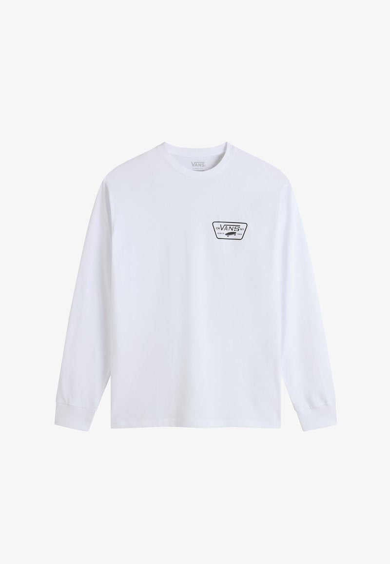 Full Patch Back Longsleeve White/Black