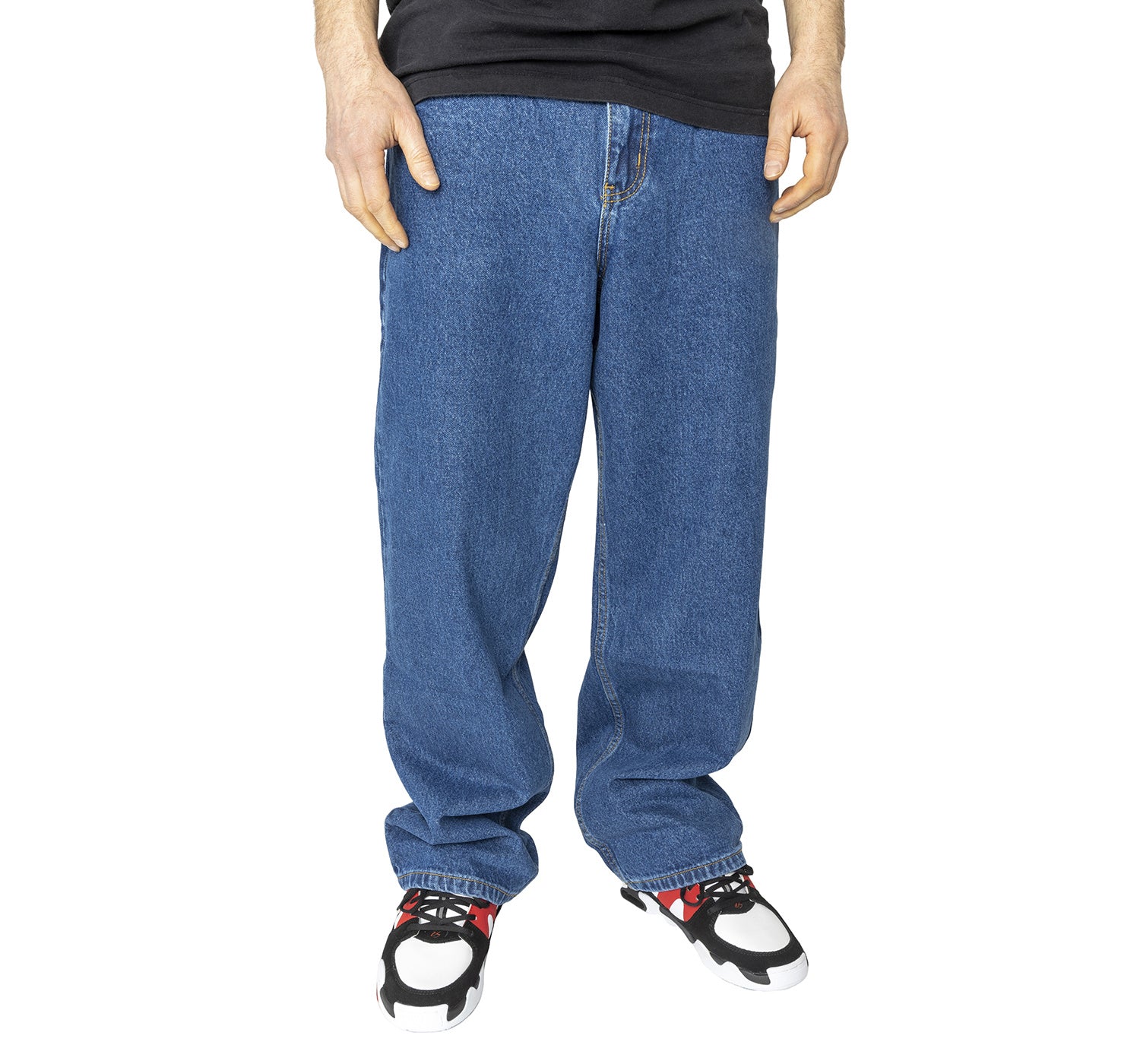 Biggerfoot Pants Dark Denim