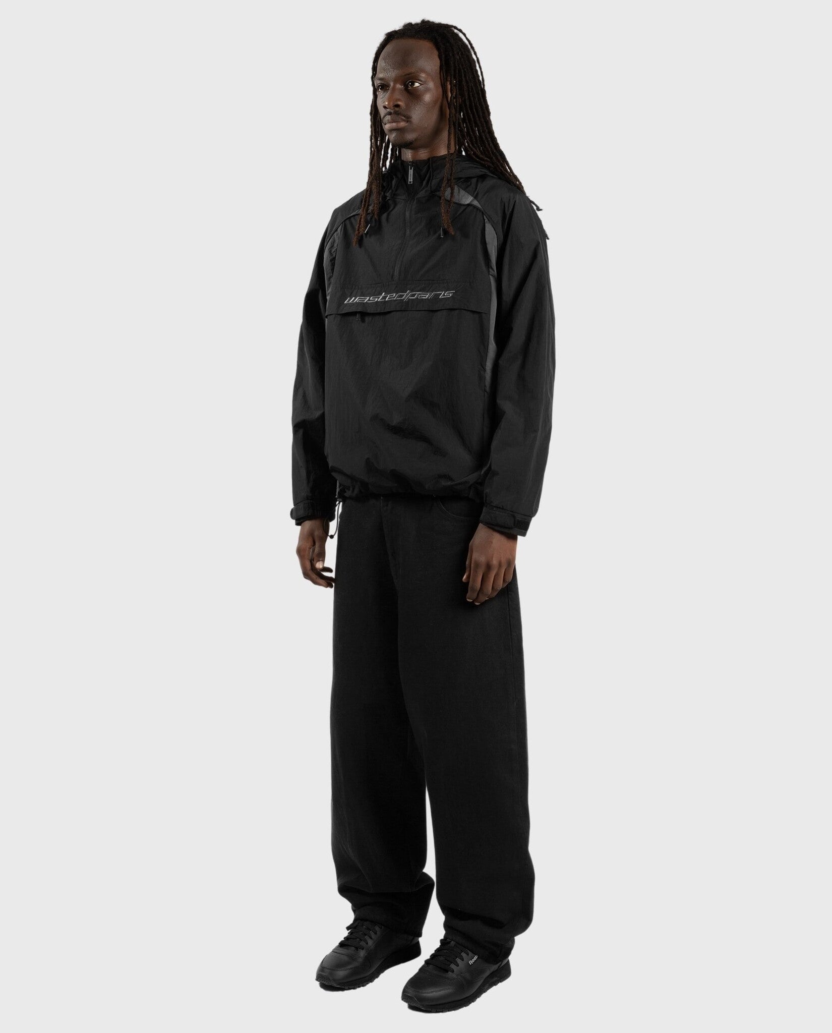 Arena Windbreaker Black/Charcoal