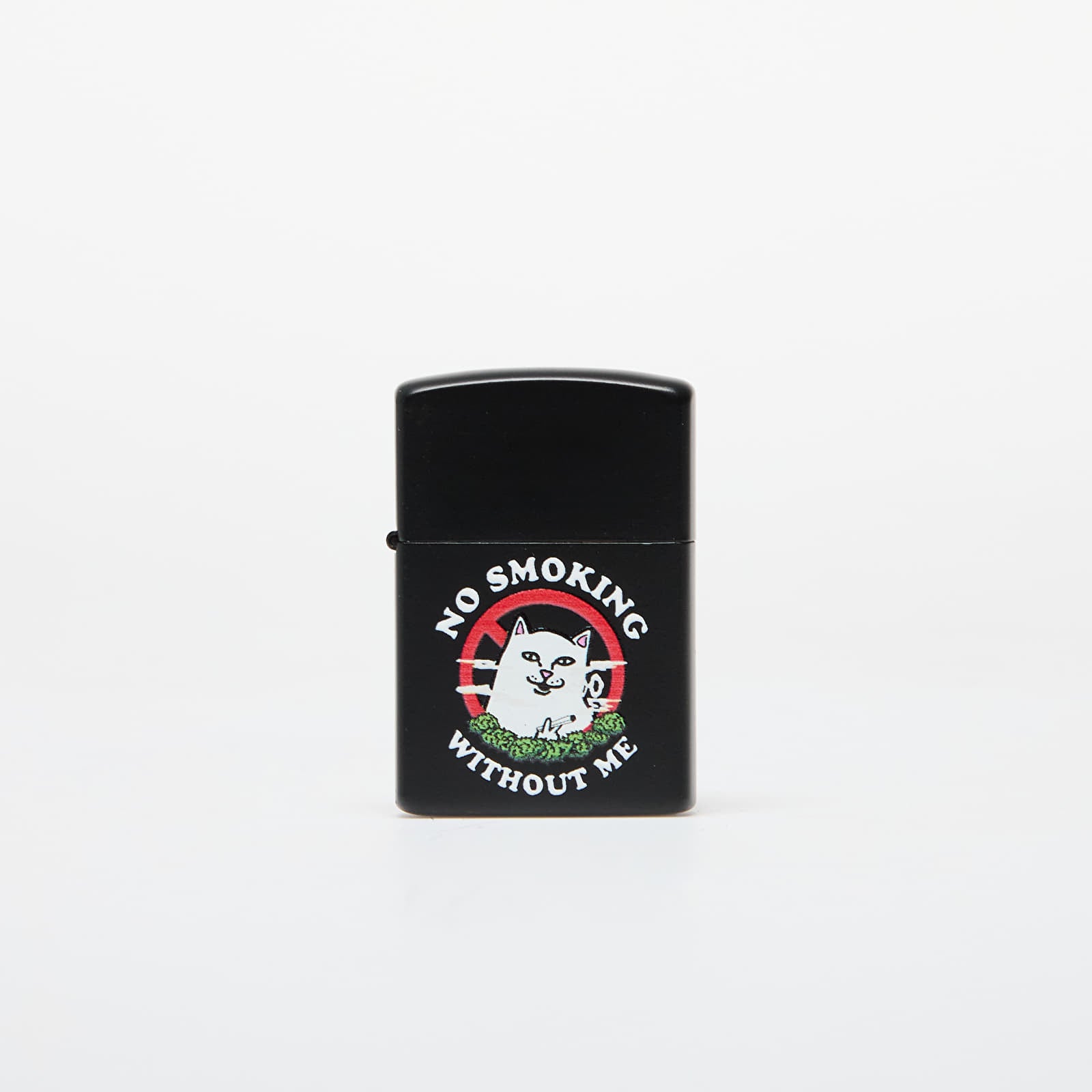 No Smoking Refillable Lighter Black