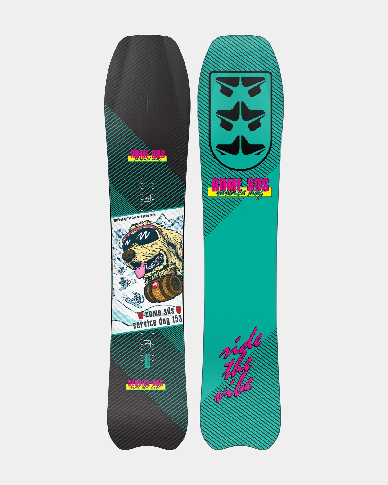 Service Dog Snowboard