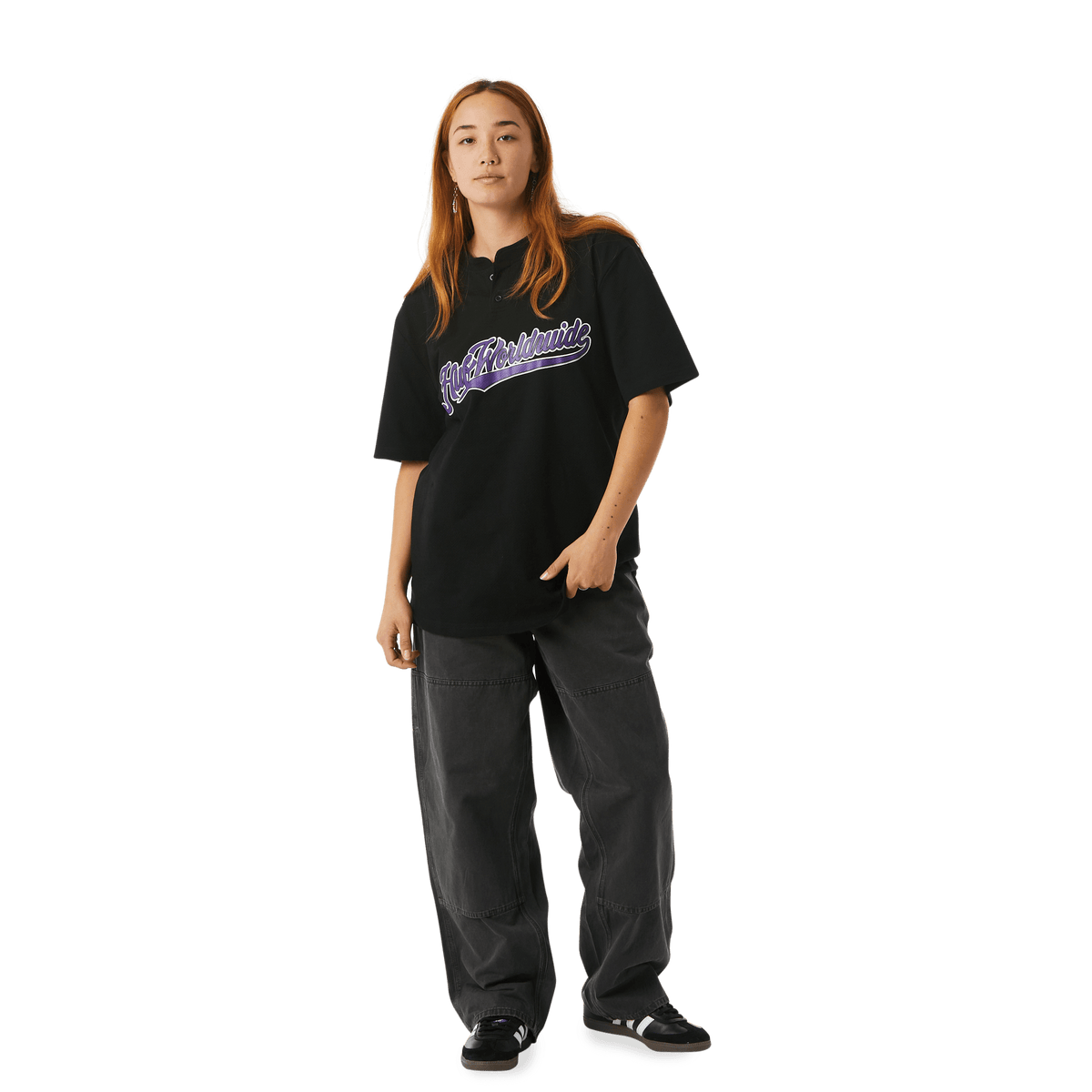 Harlan Baseball Henley Black