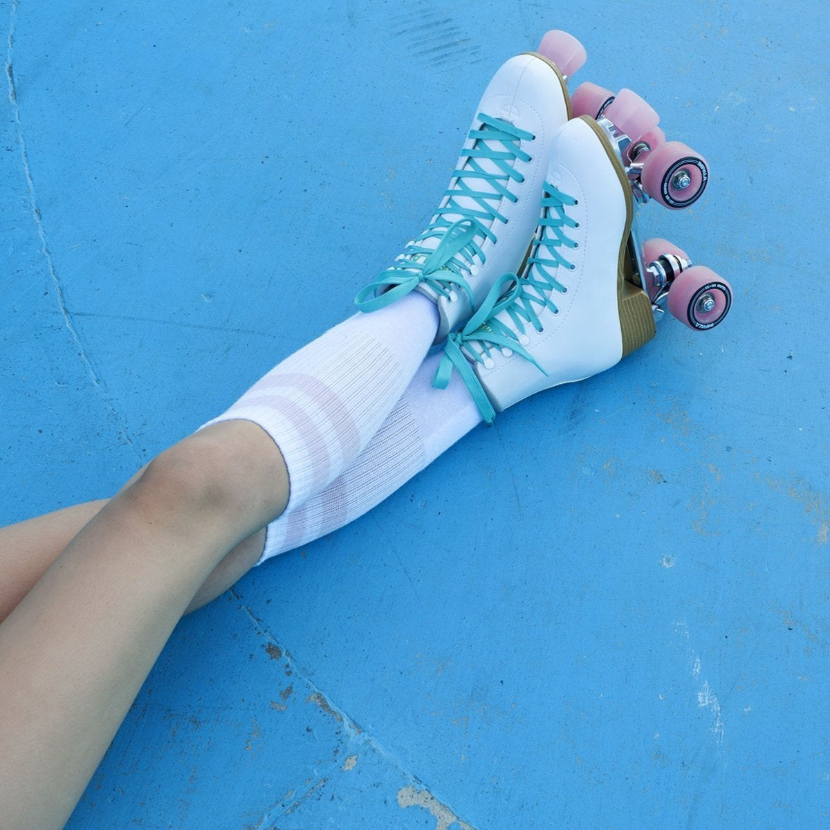 Quad Rollerskate White