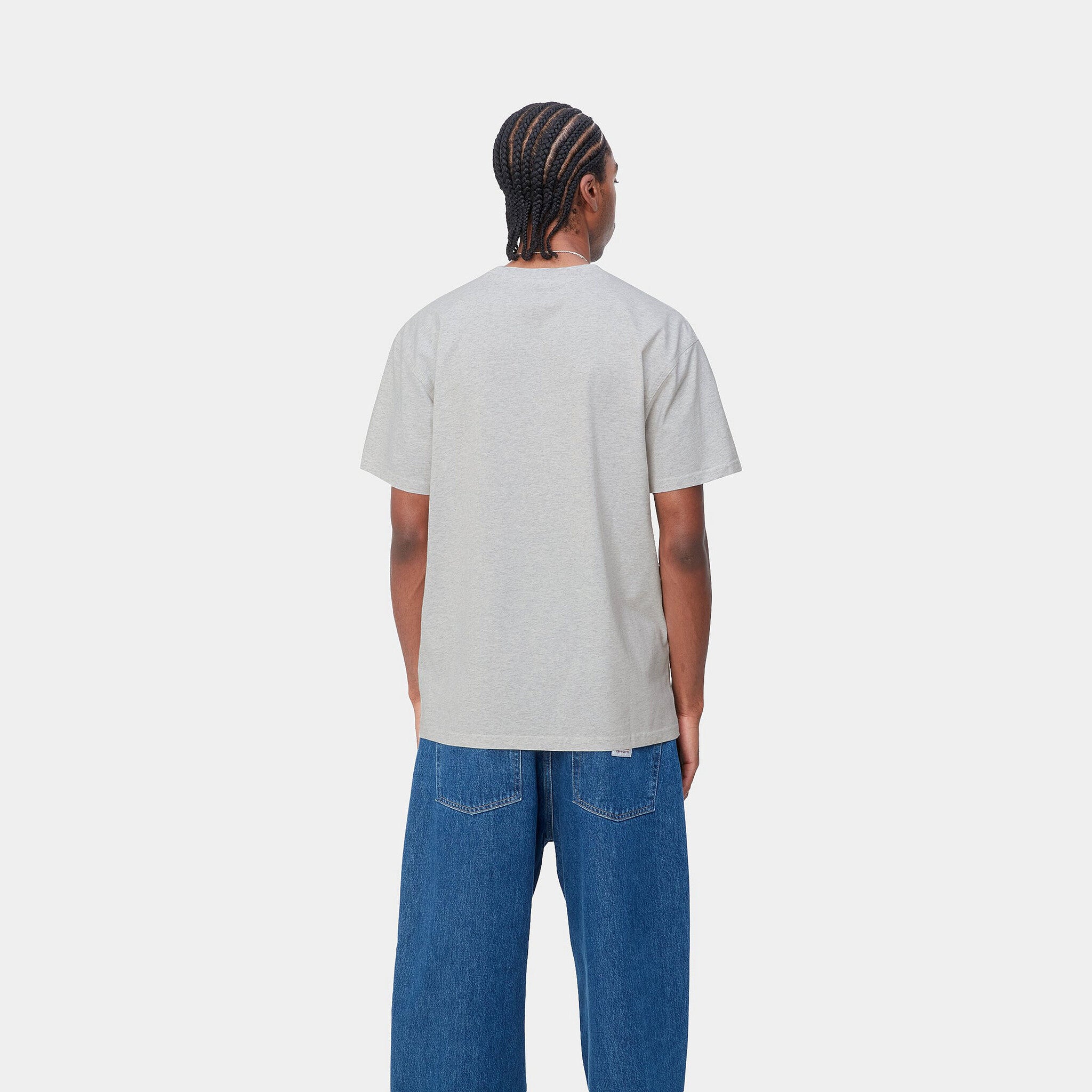 American Script S/S T-Shirt Ash Heather