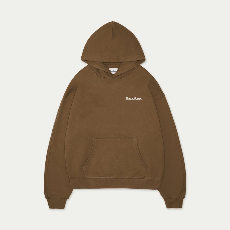 The Buchan Hoodie Brown – front